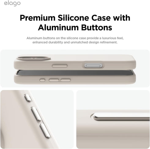 elago iPhone 16 Case Magnetic Liquid Silicone (MagSafe)
